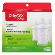 مجموعة رضاعات بأكياس حليب 118مل بلايتكس Playtex Baby Nurser Baby Bottle with Drop-Ins Disposable Liners 3 Pack